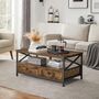 Coffee Table Living Room Table With Drawers, thumbnail 1 of 9