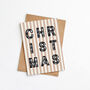 Christmas Tartan Card, thumbnail 2 of 2