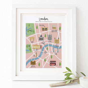 Personalised London Map Print, 7 of 7
