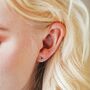 Set Of Four Colourful Enamel Star Stud Earrings, thumbnail 11 of 12