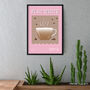 Flat White Coffee Print Three Colour Options, thumbnail 6 of 6