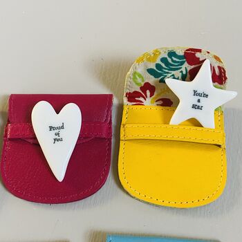 Mini Keepsake Token In A Leather Pouch, 7 of 12