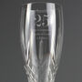 Personalised Big Age Cut Crystal Champagne Flute, thumbnail 2 of 6