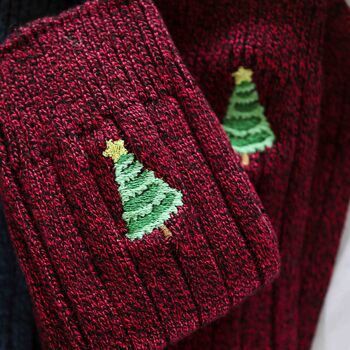 Men's Warm Bamboo Wool Christmas Socks Gift, 2 of 8