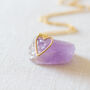 Gold Plated Heart Necklace, thumbnail 1 of 6