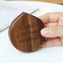 Personalised Wooden Pocket Mirror, thumbnail 2 of 4