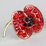 Sparkly Poppy Stud Earrings, thumbnail 3 of 4