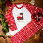 Red Tractor Christmas Pyjamas, thumbnail 1 of 3