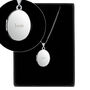 Personalised Name Sterling Silver Oval Locket Necklace, thumbnail 6 of 10
