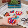 Pack Of Three Felt Butterfly Brooch, thumbnail 1 of 2