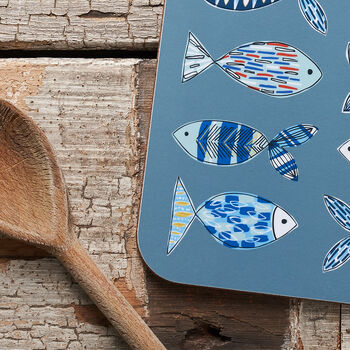 Patterned Fish Small Chopping Board, 3 of 5