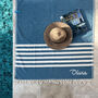 Personalised Beach Towel, Engagement Gift Set, thumbnail 3 of 9