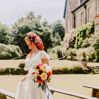 The Florence Colourful Vintage Bridal Bouquet, 4 of 10