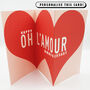 'Oh L'amour' Three Panel Fold Out Design, thumbnail 1 of 3