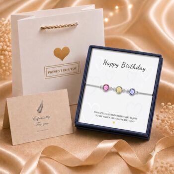 Personalised Create Your Own Family Birthstones Bracelet, 11 of 12