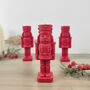 Red Nutcracker Christmas Candle And Festive Decor, thumbnail 1 of 10