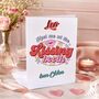 Personalised Kissing Booth Valentine’s Card, thumbnail 5 of 6