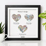 Wedding Anniversary Personalised 3D Heart Map Locations Anniversary Gift, thumbnail 5 of 12