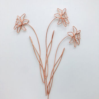 Handmade Wire Daffodil, 4 of 6