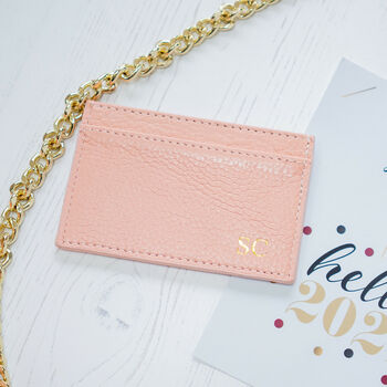Personalised Leather Cardholder, 2 of 11
