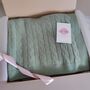 Personalised Pure Cashmere Baby Blanket Gift Boxed, thumbnail 5 of 12