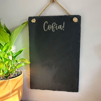 Cofia! Welsh Slate Chalk Board, 3 of 3