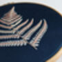 Cyanotype Embroidery Kit Fern, thumbnail 4 of 4