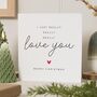 Personalised Christmas Card For Girlfriend Or Boyfriend, thumbnail 1 of 7