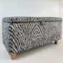 Ottoman In Manda Jacquard Zebra, thumbnail 2 of 2