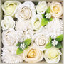 White And Ivory Soap Flower Gift Box, thumbnail 4 of 4