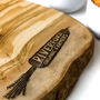 Your Own Logo Engraved Olive Wood Chopping/Cheese Board, thumbnail 7 of 10