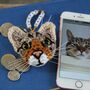 Personalised 'Best Cat Dad' Keyring Of Your Cat, thumbnail 4 of 8