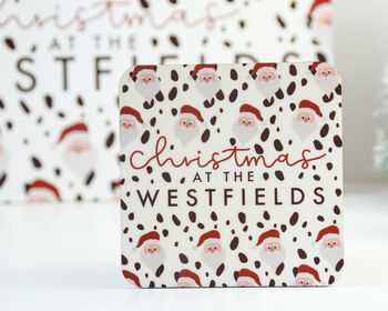 Personalised Family Christmas Coaster, 2 of 6