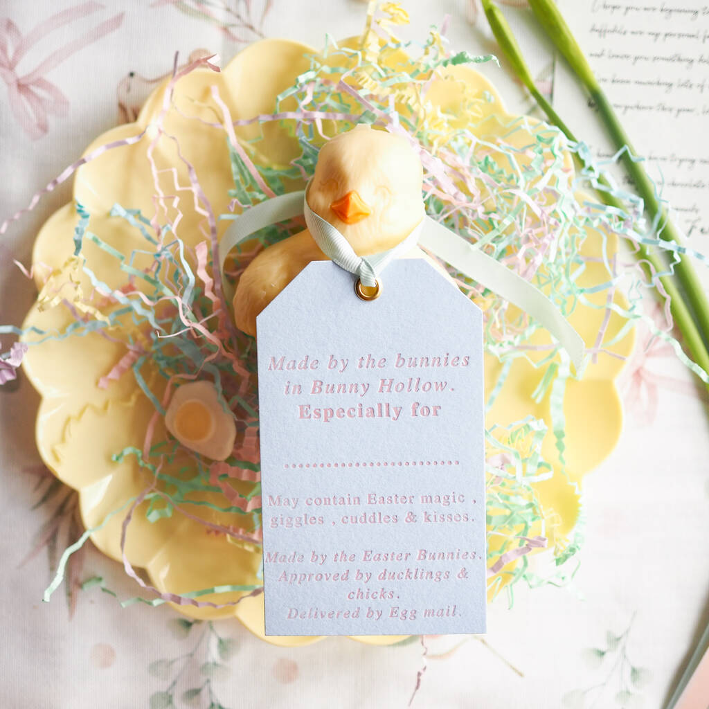 A Gift From The Easter Bunnies Gift Tags