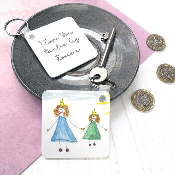 Your Child's Drawing On A Keyring, 2 of 5