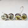 Lemon Quartz Silver Drop Earrings, thumbnail 4 of 4