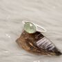 Prehnite Sterling Silver Ring, thumbnail 5 of 11