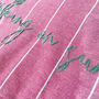 Hand Embroidered Picnic Blanket, thumbnail 3 of 4