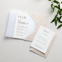 Minimal Script Wedding Invitation Suite, thumbnail 1 of 7