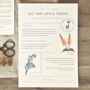 Botany Wildflower Vintage Wedding Stationery, thumbnail 4 of 10