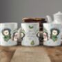 Personalised Whimsical Two Penguins Christmas Gift Mug, thumbnail 2 of 2