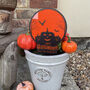 Personalised Happy Halloween Pumpkin Sign, thumbnail 1 of 3