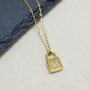 Personalised Mini Padlock Necklace, thumbnail 2 of 8
