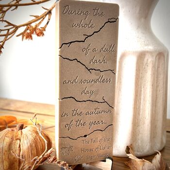 Halloween/Gothic Gift | Poe's House Of Usher Gothic Fiction Wax Melt Bar, 3 of 4