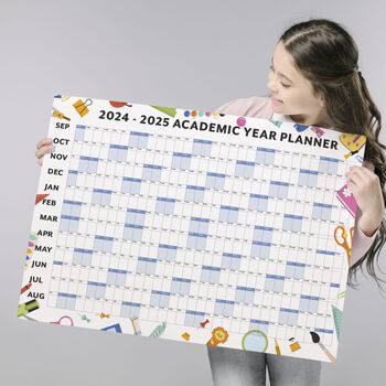 A1 Academic Wall Calendar 2024 2025, 7 of 12