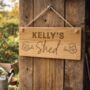 Personalised Gardening Shed Wooden Sign, thumbnail 1 of 3