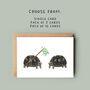 Mistletoe Tortoise Christmas Cards, thumbnail 6 of 10