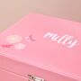 Personalised Name Butterfly Musical Jewellery Box, thumbnail 8 of 10