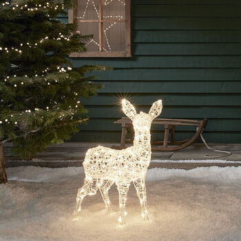 Swinsty Fawn Dual LED Plug In Light Up Reindeer, 3 of 6