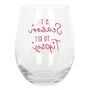 Season To Get Tipsy Stemless Glass, thumbnail 2 of 3